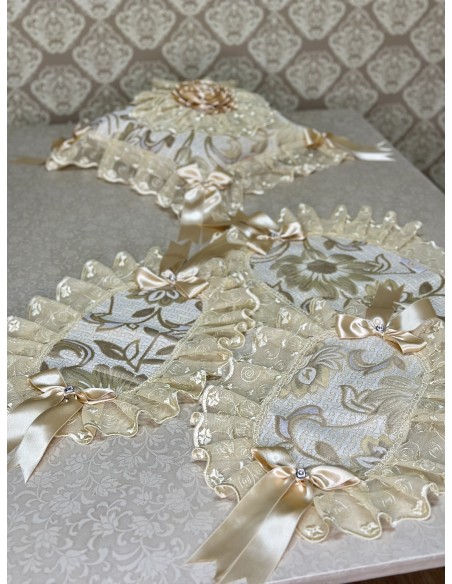 SET DI TRIS DI CENTRI + CUSCINO