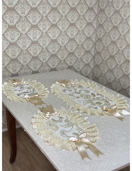 SET DI TRIS DI CENTRI + CUSCINO