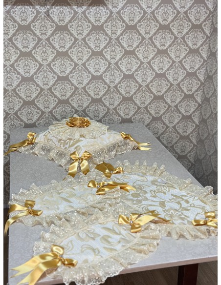 SET DI TRIS DI CENTRI + CUSCINO