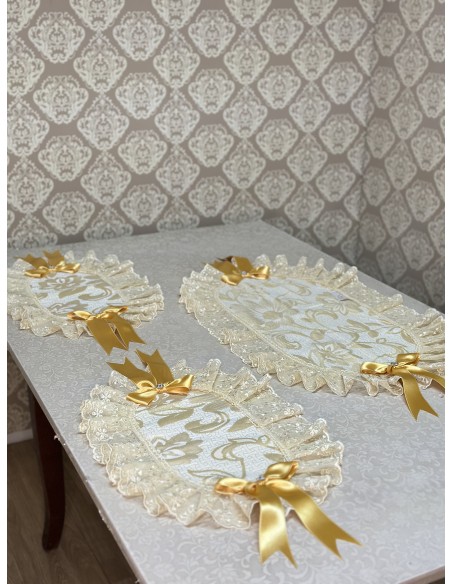 SET DI TRIS DI CENTRI + CUSCINO