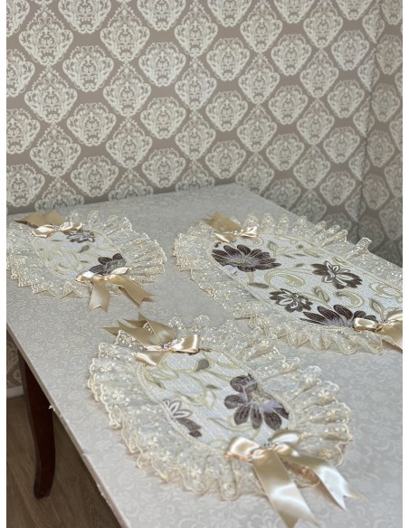 SET DI TRIS DI CENTRI + CUSCINO