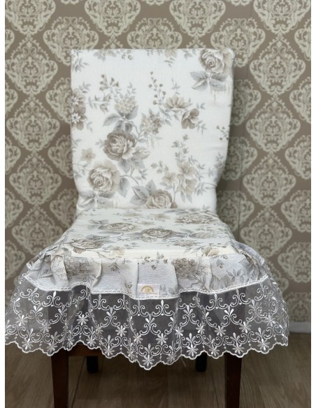 QUATTRO COPRI SEDIE COMPLETE