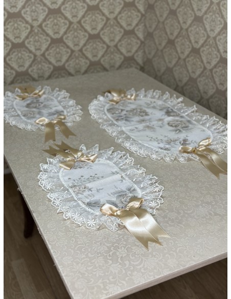 SET DI TRIS DI CENTRI + CUSCINO