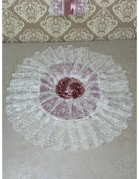 COPRIWATER E PORTAROTOLI ROSA